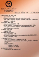 Pod Sloncem Sc Restauracja Magdalena Kowalczyk menu