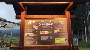 Chalet Carlo Magno menu