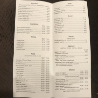 Gisella's menu