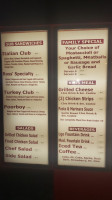 Giovanni's Italian Deli/pasta menu