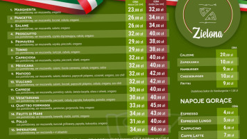 Pizzeria Zielona Maciej Flejtuch menu