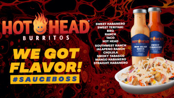 Hot Head Burritos food