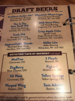 Mackenzie River Pizza menu