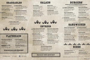 Midland Brewing Company menu