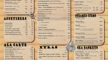 Gurnet Trading Co. menu