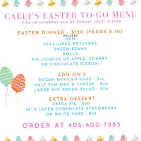 Caeli's Sweets Eats inside