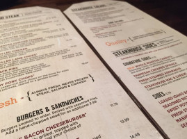 Longhorn Steakhouse menu