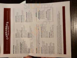 Carrabba's Italian Grill Macon menu