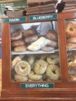 The Bagel Broker food