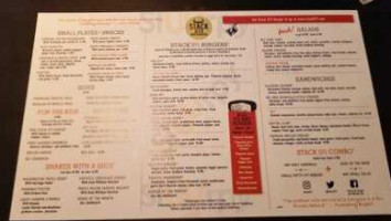 Stack 571 Burger Whiskey menu