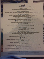 Hawksbill And Grill menu