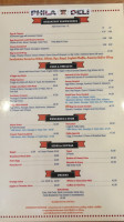 Phila Deli menu