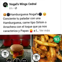 Nogal's Wings Cedral food