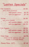 Hunters Den menu