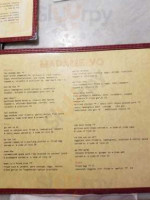 Madame Vo menu