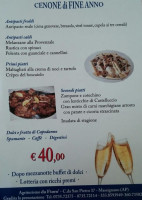 Agriturismo Da Fioro menu