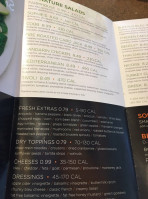 Saladworks menu