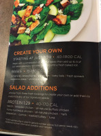 Saladworks menu