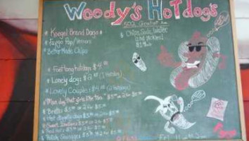 Woody's Hot Dogs inside