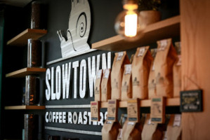 Slowtown Coffee Roasters Grove Mall inside