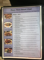 China Cafe menu