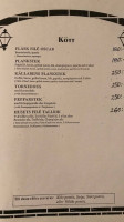 Källarrestaurangen menu