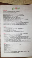 Cañave menu