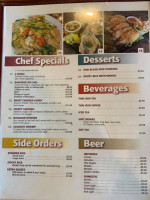 Bangkok Thai Cuisine menu