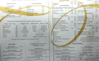 Frohsinn menu