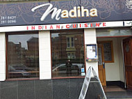 Madiha Indian Cuisine outside