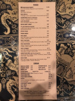 Boun Bistro menu