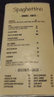 Spaghettino menu