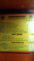 Hamburguesas Al Carbón Los Chepos menu