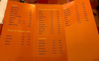 Gigi Sushi Bar Restaurant Take-Away menu