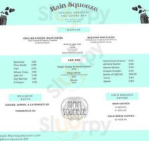 Main Squeeze menu