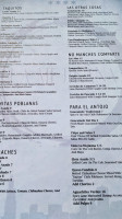 La Mejikana menu