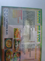 Tacos Victoria menu