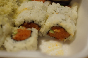 Orange Roll Sushi food