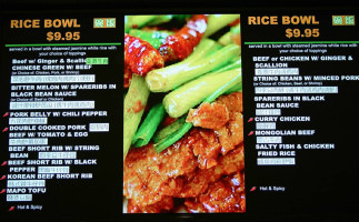 Chinatown On Thayer menu