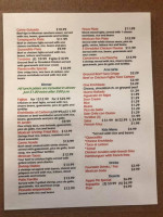 Castaneda's Mexican Resturant menu