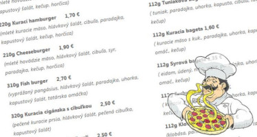 Pizza Aladin menu