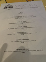 Sette Osteria menu