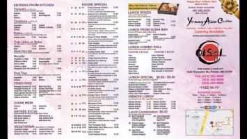 Yummy Asian Cuisine menu