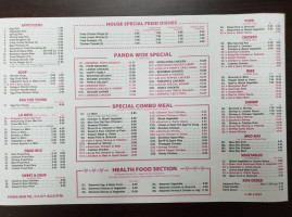 Panda Wok menu