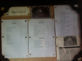 Meson El Corcho menu