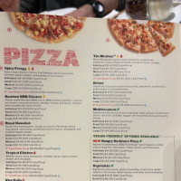 Boston Pizza menu