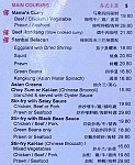 KL Kitchen Restaurant menu