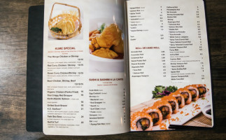 Kume Japanese Sushi Steakhouse menu