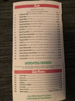 Fuji Hibachi Wok Sushi menu