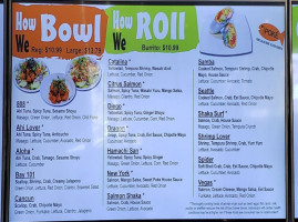 Sweet Poke menu